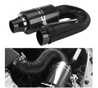 Yctze 76mm 3 'Boîte de filtre à ram à induction en fibre de carbone universelle Système d'admission d'air froid avec tuyau