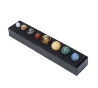 Yctze 8 Planètes Ornement Cristal - Décor de Système Solaire pour la Maison et le Bureau - Sphère de Méditation de Guérison pour les Amateurs d'astronomie