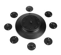 Yctze 8 Tête Plafonnier Support, Montage Flexible | Charme vintage, construction robuste, nécessite des ampoules E27, prend en charge jusqu\'à 100 W de puissance.