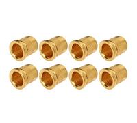 Yctze 8pcs Guitare St Ferrule Oy Remplacement de Basse Compacte à Travers le Corps le Set en den H (GOLD)