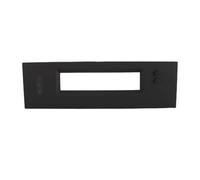 Yctze ACAR Radio CD CD Cadre de Tableau de Bord Frame ABS Cadre de Voiture Fascia Boîte de Rangement Panneau de Trame D'écran Inférieur pour Fluence 2009 à 2013 avec Un Matériau