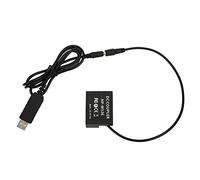 Yctze Adaptateur de Batterie Factice à Décodage Complet USB NP W126 pour Fuji X-T1 X-T3 -T20 avec Alimentation USB et Régulation de Tension