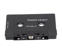 Yctze Adaptateur de Cassette Bluetooth Récepteur de Réduction de Bruit Haute fidélité pour Diffusion de Musique en Voiture Flexible 10 X 6,4 X 1 Cm Noir