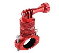 Yctze Adaptateur de Guidon de Vélo Rotatif à 360 Degrés, Support de Montage pour Porte-vélo Compatible avec Dragon Touch/REMALI 4K/ 11 10 9 8 Session/ / Brave7/6/4/EK7000 (Rouge)