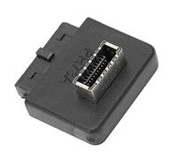 Yctze Adaptateur de Panneau Avant USB 90 ° Type E 20 Broches vers Convertisseur d'en-tête USB3.0 pour Carte Mère, Conception ABS (PH73A)