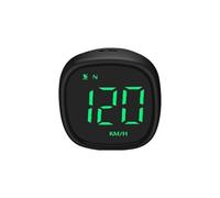 Yctze Affichage Hud de Voiture GPS, Alarme de Survitesse, USB 5 V, Double | Compteur de Vitesse Numérique, PC Abs, Mph Kmh, Positionnement BeiDou, Voitures Camions SUV, Rappel de Fatigue, luminosité