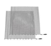 Yctze Améliorez la Chaleur de Votre Maison avec Notre Rideau en Maille pour Cheminée - 2 Panneaux Larges pour Cheminées à Bois - Protection en Acier Inoxydable - Belle Couverture en Maille et Style.