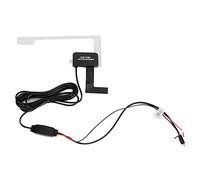 Yctze Antenne ABS Noire, 3 mètres Dab MCX 20db Patch Radio numérique antenne dissimulée adhésif 12 V