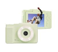 Yctze Appareil Photo Numérique 48MP 1080P pour Adolescents, Zoom 16X à Mise au Point Automatique avec Lumière de Remplissage LED, écran Rotatif de 2,8 Pouces, pour étudiants, Amis avec (Green)