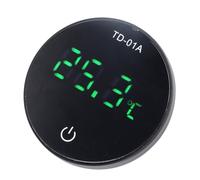 Yctze Aquarium Numérique Rechargeable par USB avec Affichage LED et Adhésif Arrière pour un Contrôle Précis de la Température des Poissons