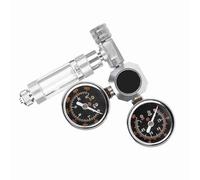 Yctze Aquarium Régulateur de CO2 Haut de Gamme avec Affichage à Double Jauge, Compteur de Bulles et - Croissance des Plantes et Optimisation des Conditions de Vie (Interface G5/8 de Grand Compteur