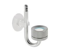 Yctze Atomiseur Diffuseur de CO2 en Alliage d'aluminium pour Aquariums - Équipement d'aquarium de Dioxyde de Carbone - Atomiseur avec Ventouse - Disponible en Argent, Bleu, Violet