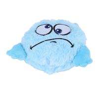 Yctze Balle de Rire Interactive en Peluche pour Chien - Jouet Couinant pour Chiot pour Un Temps de Jeu Actif, Matériau à Mâcher, Housse Remplaçable, Videur Engageant pour Chiens (Bleu-sans Batterie)