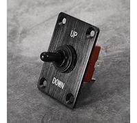 Yctze Bascule de Panneau de Commande en Aluminium 12 V - Durable, Yachts à Bascule pour Bateau - Contrôle de Position - Prend en Charge les Panneaux épais jusqu'à 25 Mm, Courant 15 A.