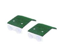 Yctze : Basking 2Pcs à la Terrasse d'escalade avec Ventouse Dock de Rampe pour Reptiles d'aquarium de Poissons - Fournitures pour Animaux de Compagnie/Reptiles et Amphibiens/Décoration/Cachettes