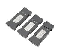 Yctze Batterie au Lithium pour Drone RC 3 Pièces, Batterie de Drone en Plastique Léger, Bloc d'alimentation pour avec Câble de Charge 3 en 1, Idéal pour E58 L800 JY019 S168 (600mah)