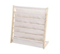 Yctze Bibliothèque en Bois, Support de Rangement à 7 Niveaux pour Enfants, Bibliothèque en Pin pour Promouvoir Les Compétences en Lecture, Assemblage Facile, Convient aux Enfants de 3 Ans et Plus