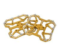 Yctze Bicycle Pedal Converter, Alliage D'Aluminium Plateforme | Conception antidérapante, Compatibilité multi-trous, Construction durable, Convient aux vélos
