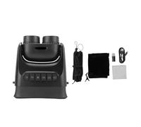 Yctze Binoculaires Numériques 4K avec Image 48m Image UHD Enregistrement Vidéo 15x Zoom 180 ° DRATT-Flip Affichage 4 Pouces pour Le Camping d'oiseaux (avec Une Carte 32 Go)