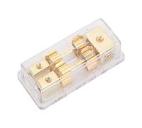 Yctze Bloc de Distribution d'énergie 60 A - Support Répartiteur 1 Entrée 2 Sorties pour Voiture, Camping-Car et Systèmes Solaires - Protection de Circuit Durable, Ignifuge et Isolée, Distribution