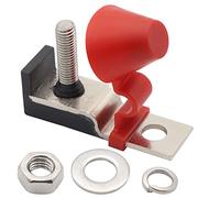 Yctze Bloc de Fusible Terminal, Goujon M8, Plage de Courant 30A 300A, Base PPS, Goujon en Acier Inoxydable avec Capuchon Isolant, pour Véhicules à énergie Nouvelle, Piles de