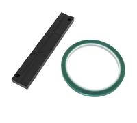 Yctze Bloc d'épissure de Ruban en Alliage d'aluminium 1/4 10 Pouces et Kit de Ruban pour Support à Bobine Ouverte Revoxsonido, Kit 'épissure Professionnel avec Bloc de Connexion Complet et épissure