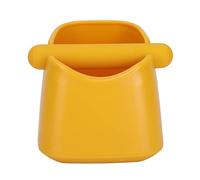 Yctze Boîte à Coups de café - Résistante de Glissière Résistante et Non Glissée avec Barre de Coups Amovible pour Nettoyage Facile et élimination du Sol de café (YELLOW)