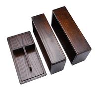 Yctze Boîte à Lunch en Bois Double Couche, Boîte pour Repas | Bois inodore et non toxique, isolé thermiquement, 3 compartiments, adapté à l\'école, au bureau, à l\'extérieur