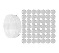 Yctze Boîte de Stockage de Pièces de Montre Transparente 50pcs pour les Composants REPA SM et Boîtier Portable