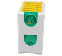 Yctze Boîte d'élevage à Double Couche Reine des Abeilles avec Cadre en Mousse - Outil d'apiculture de Commande de Température pour un Accouplement 'abeille Optimal et une Production de Miel