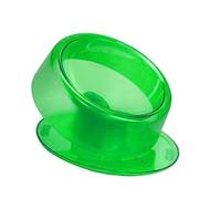 Yctze Bol de Nourriture pour Animaux de Compagnie de 420 ML pour Chats et Petits Chiens - Large Ouverture, Base Antidérapante et Matériau de qualité Alimentaire de Première qualité (Lac Vert)