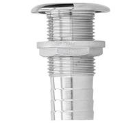 Yctze Bouchon de Drainage à Travers la Coque - Sortie en Pouces | Bouchon de Drainage en Acier Inoxydable 316, Raccord Traversant de Coque, Sortie en Pouces, Matériel Marin, Vidange de Bateau,
