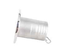 Yctze Bouchon de Remplissage de Pont de Bateau, Bouchon de Remplissage de Carburant en Acier Inoxydable 316, 50 Mm, qualité Marine, Antirouille, Facile à Installer, Idéal pour Les Yachts, Caravanes,