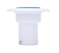 Yctze Bouchon de Remplissage pour Pont de Bateau, Bouchon D'entrée d'eau en Plastique Pom de 40 Mm avec Chaînette, étanchéité Parfaite pour Bateaux, Yachts, Camping-Cars et Activités