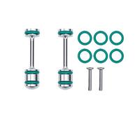 Yctze Bouchon D'office D' Inverseur D'haltère de Moteur LS avec Joints | Restricteur de Cuisine Arrière en Alliage D'aluminium 12573460, Compatible avec Gen III IV LS1 LS2 LS3 4,8l 5,3l 6,0l 6,2l,