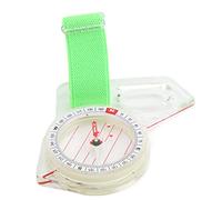 Yctze Boussole D'orientation en Plastique ABS, échelle Transparente, Multifonction, pour Camping, Randonnée, Activités de Plein Air, 9.6x7cm