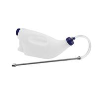 Yctze Bouteille de Lait de Vache 4L - Mangeoire en Plastique Portable, Robuste et Réutilisable, Usage Quotidien, Bouteille pour Animaux avec Mélange Proportionnel, Support de Croissance Optimal -