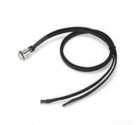 Yctze Bouton De Redémarrage pour Ordinateur Hôte Bouton en Option De Réinitialisation avec LED Rouge Et Bleue Inclus Câble pour Série JMK9 Châssis Ordinateur Commutateur