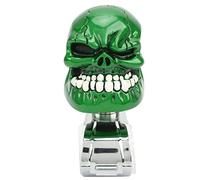 Yctze Bouton de Volant en Forme de Tête de Mort, Poignée de Puissance Anti-Suicide avec Construction en Métal et Résine, Antirouille, Ne Se Décolore Pas pour Voitures, Camions, (Green)