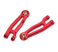 Yctze Bras Oscillant en Alliage d'aluminium RC 2 Pièces - Mise à Niveau en Métal Haute Résistance et Léger pour 16 Voitures Télécommandées SG1603/SG1604/UD1601/UD16024 Bleu (Rouge)