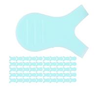 Yctze Brosse à Cils en Forme de Y, Outil de Greffage d'extension de Cils, Brosses à à Usage Quotidien 50pcs (vert clair)