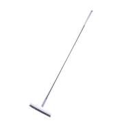 Yctze Brosse à Récurer Efficace en Forme de V avec Poignée - Nettoyant Professionnel pour Joints, Salles de Bains, Cuisines et Douches à Poils Durs - Sols Carrelés et Coutures (Beige)