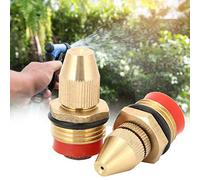 Yctze Buse de -arrosage Réglable en Laiton, Tête de Pulvérisation de Brumisation d'irrigation de Jardin, Buse d'arrosage Durable à économie 'Eau, Idéale pour la Villa de Fleurs de Pelouse G1/2