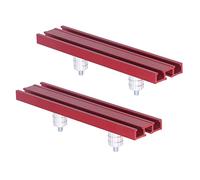 Yctze Butée de Rabotage pour le Travail du Bois de qualité Supérieure avec 4 Chiens d'établi et Vis - Ensemble d'outils de Serrage, établi, Machine à Graver et Scie Circulaire - Alliage (19,8 mm)