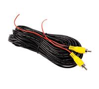 Yctze Câble 15 m / 49.2ft , vers mâle à mâle AV remplacement pour Audio vidéo câble rallonge pour caméra arrière de voiture lecteur CD DVD TV Box