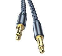 Yctze Câble Adaptateur Audio Mâle à Mâle de 2 M - Connecteur 3,5 Mm pour une Transmission Claire, un Blindage Anti-interférence et une Haute stabilité - Fil tressé en Nylon pour Plus de flexibilité