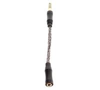 Yctze Câble Adaptateur Casque plaqué Gold de 3,5 Mm à 4,4 Mm pour Une qualité et Une durabilité Améliorées (Gris Froid)
