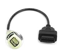 Yctze Câble Adaptateur de câble de Diagnostic OBD2 convertisseur Adaptateur de défaut de Moto OBD2 à 4 Broches câble Adaptateur de Diagnostic pièces de détection de défaut de Moto