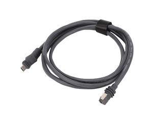 Yctze Câble Ethernet Satellite Rectangulaire, 26AWG 10 M 33 Pieds IP68 étanche à l'eau 1200 Mbps Transmission de Données, avec Bagues d'étanchéité étanches et Dispositifs de Verrouillage, pour