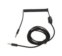 Yctze Câble spiralé Mâle 3,5 Mm 200 Cm Pro | Ressort rétractable, Prend en charge le contrôle du volume, Idéal pour les jeux et le podcasting